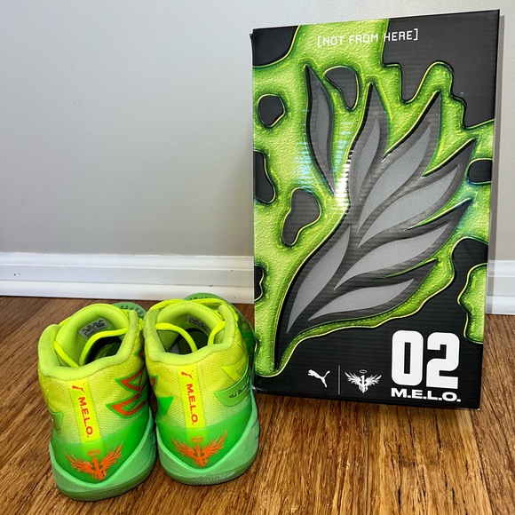 Puma LaMelo Slime basketball, a sneaker inspired by Nickelodeon’s green slime. - Picture 4 of 4